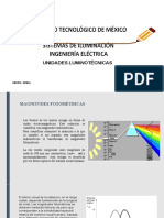 Magnitudes fotométricas y colorimétricas de la luz