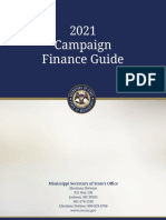 2021 Campaign Finance Guide: Mississippi Secretary of State's Office