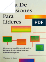 Toma de Decisiones para Lideres - Thomas L. Saaty