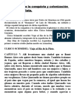 Distintas Cronicas en Las Que Se Ambienta El Cuento El Hambre de Mujica Lainez