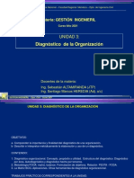 Gestion - 3 - Unidad  3 - 2021 - Diagnostico de la Organizacion