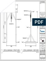 Detail Gawangan 1 (Front View) Detail Gawangan 1 (Side View)