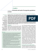 The Lancet Sobre A Saúde Das Pessoas Trans