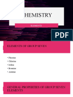 Trends in Group VII- Periodicity