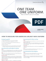 One Team. One Uniform.: New Uniform Size & Fit Guide