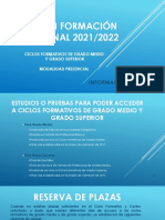 Admision Formacion Profesional 2021 2022 Alumnado Periodo Ordinario