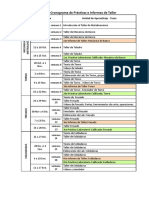 Cronograma de Prácticas e Informes de Taller