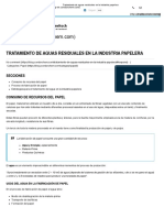 Tratamiento de Aguas Residuales en La Industria Papelera