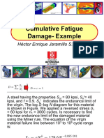 6b Cumulative Fatigue Damage Example
