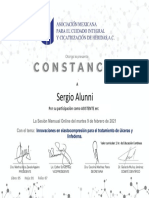 Certificdo Amcichac