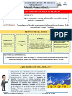 Iii Experiencia de Aprendizaje - Act 1 - 5° Grado Jonathan Curo Quispe