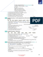 Comparatives - Suplementary Exercise