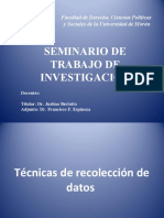 Trabajo de Investigacion - Recolección de Datos