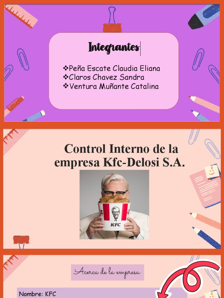 Control Interno en KFC-Delosi S.A. | PDF | Calidad (comercial) | Empresas