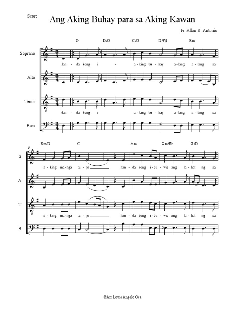 Ang Aking Buhay para Sa Aking Kawan | PDF