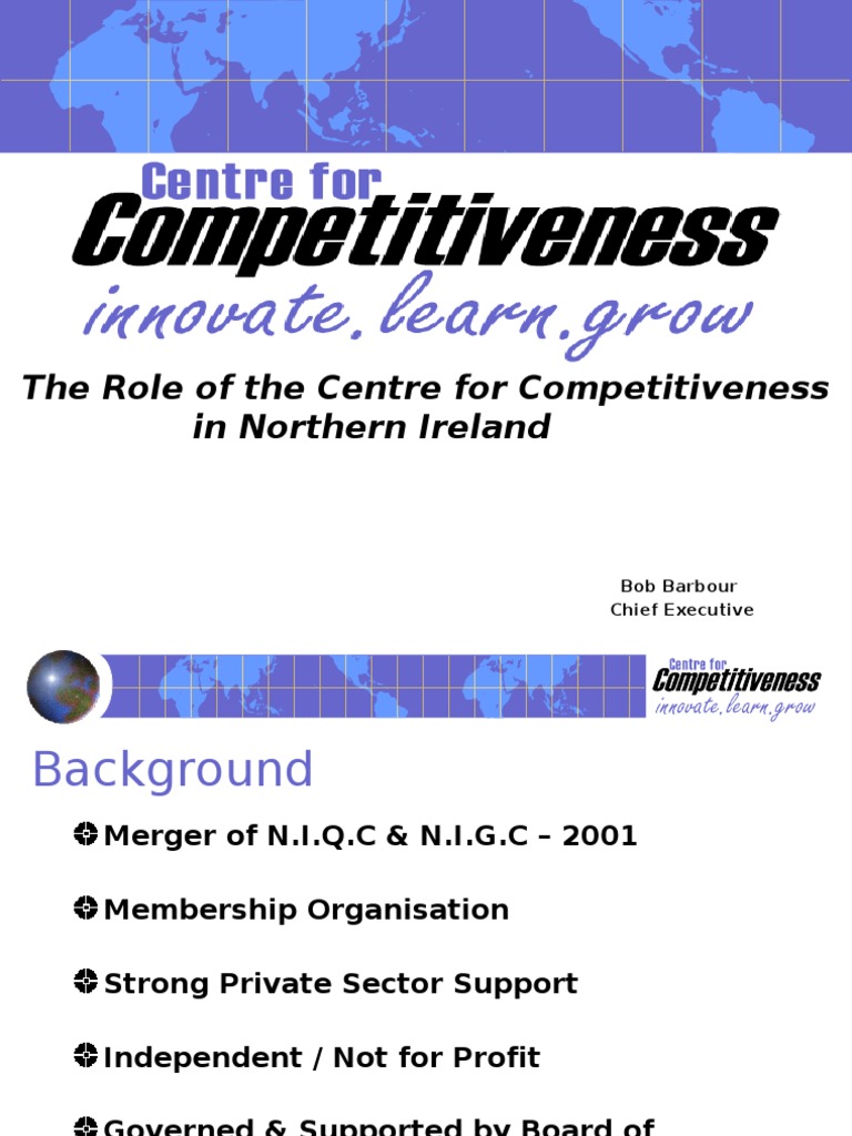 The Role of The Centre For Competitiveness in Northern Ireland | PDF ...