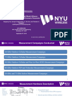 Slide Deck 5G Millimeter Wave Channel Model Alliance Measurement Parameter and Scenario Parameter List NYU WIRELESS Annexe2