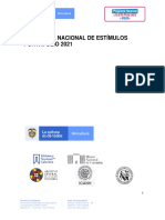 Dirección de Artes Estímulos 2021