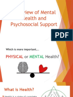 Overview of Mental Health and Psychosocial Support