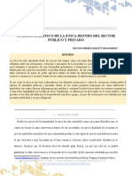 Analisis Integral de La Etica Dentro Del Sector Publico y Privado