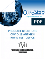 Product Brochure - FaStep RTK Antigen