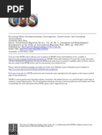 revisiting ethnic entrepneurships