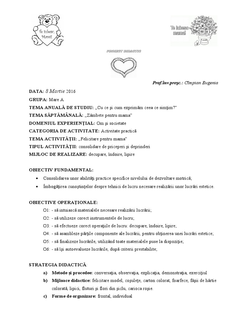 1 Felicitare Pentru Mama | PDF