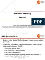 Revision Advanced Switching