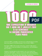 Invader // Exhibition in Paris // 1000