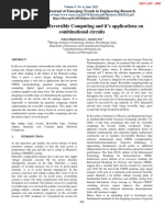 A Review On Reversible Computing and It's Applications On Combinational Circuits