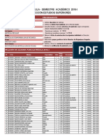 Cronograma de Matrícula 2016-I SES