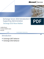 Exchange Server 2010 Introduction To Supporting Administration