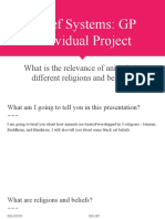 Belief Systems: GP Individual Project: What Is The Relevance of Animals in Different Religions and Beliefs?