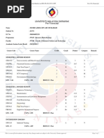 Universiti Malaysia Sarawak Pre-Transcript