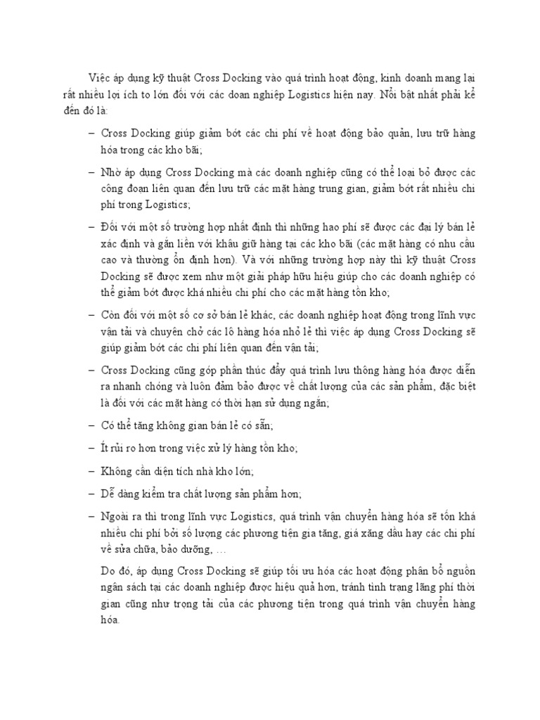 Cross Docking Pdf