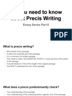 All You Need To Know About PrecisWriting Essay SeriesPart6