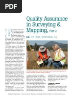 Quality Assurance in Surveying & Mapping,: Qa/Qc