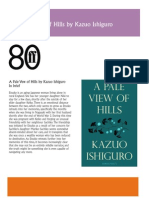 Faber Firsts A Pale View of Hills by Kazuo Ishiguro
