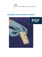 Urinalysis Clinical Skills Guidance: School of Medicine, Dentistry & Nursing