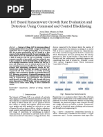 Iot Based Ransomware Growth Rate Evaluation and Detection Using Command and Control Blacklisting