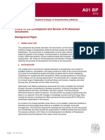 A01bp 2012 Policy For The Development and Review of Professional Documents Background Paper