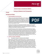 Ps12 BP: Guidelines On Smoking As Related To The Perioperative Period Background Paper