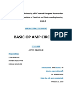 Basic Op Amp Circuits: University of M'hamad Bougara Boumerdes