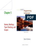 Chapter5-Names Binding TypeChecking Scopes