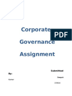 Corporate Governance Assignment: Submitted by