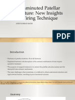 Comminuted Patellar Fracture - New Insights of Wiring Technique - ERH