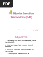 Bipolar Junction Transistors (BJT) : Department of Physics UAE University Dr. Naser Qamhieh