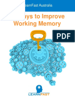 14 Ways To Improve Working Memory: Learnfast Australia