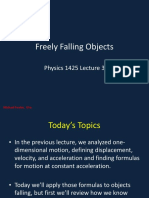 Physics Lec 03 Falling
