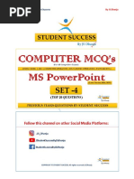 Microsoft Powerpoint MCQ Questions With Answers Set-4